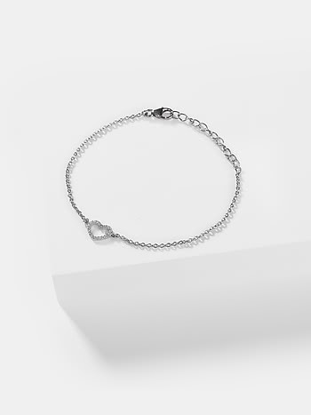 A Piece of Me Heart Bracelet in 925 Silver