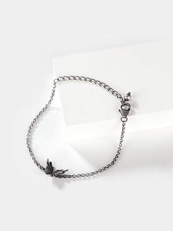 Oxidised Chasing My Constant Endeavours Mini Butterfly Bracelet in 925 Silver