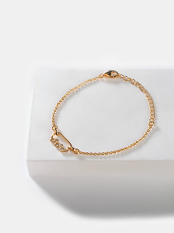 Midnight Memories Bracelet in Gold Plated 925 Silver