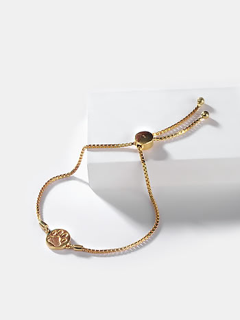 Absolutely Pawsome Bracelet in Gold Plated 925 Silver