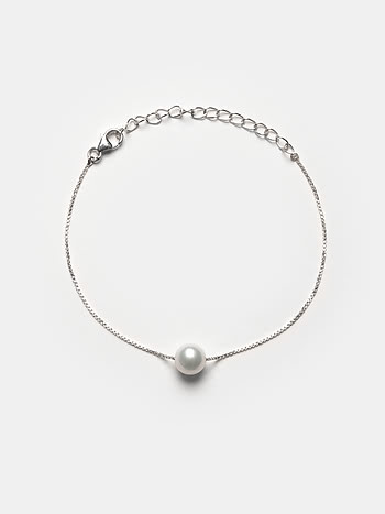A Pearl Of Love (8mm) Bracelet in 925 Silver