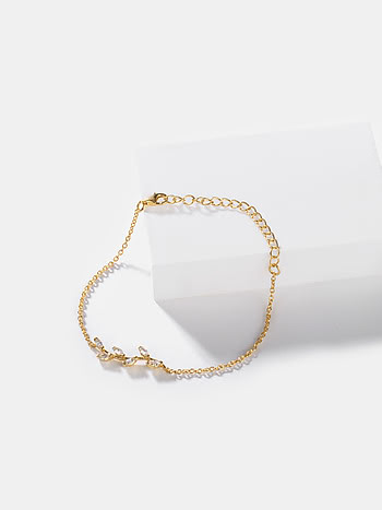 Trailing Vines Bracelet in Gold Plated 925 Silver