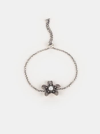 Marie C Bracelet in 925 Oxidised Silver