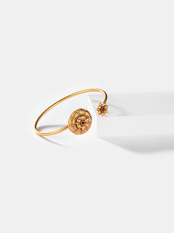 Venturianum Bloom Bracelet in Antique Gold Plated 925 Silver