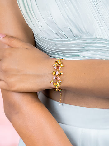 Band Baaja Bridesmaid Bracelet in Gold Plated 925 Silver
