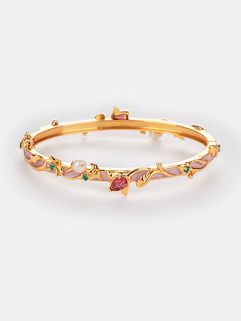 Dramatic Daadi Bracelet in Gold Plated 925 Silver