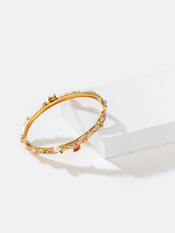 Dramatic Daadi Bracelet in Gold Plated 925 Silver