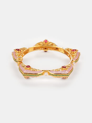Bindaas Bahu Bracelet in Gold Plated 925 Silver