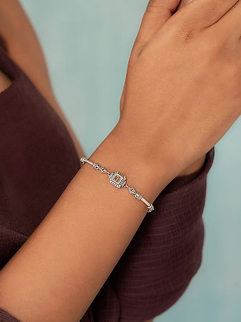 Katniss Everdeen Bracelet in Oxidised 925 Silver