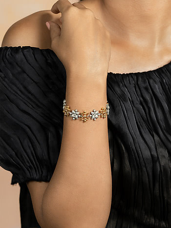 Huvu Bracelet in Dual Plated 925 Silver