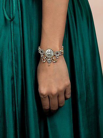 Dampati Bracelet in Dual Plated 925 Silver