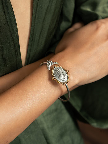 Navilu Bracelet in Dual Plated 925 Silver