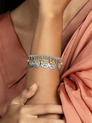Snehitaru Bracelet in Dual Plated 925 Silver