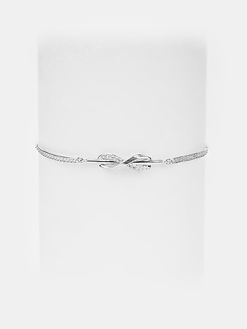 Infinite Friendship Bracelet in Rhodium Plated 925 Silver