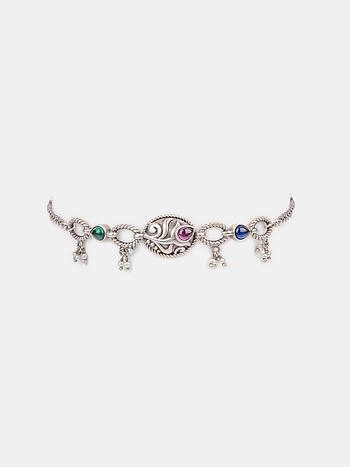 Feeling Rupvan Oxidised Bracelet in 925 Silver
