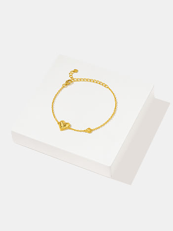 You and Your Signature Typos Heart Bracelet in Gold Plated 925 Silver