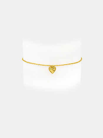 You and Your Cute Snorts Heart Bracelet in Gold Plated 925 Silver