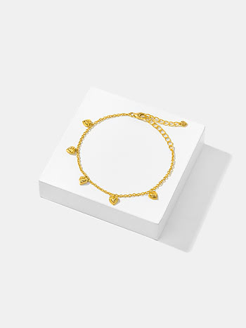 You and Your Untimely Yawns Heart Bracelet in Gold Plated 925 Silver