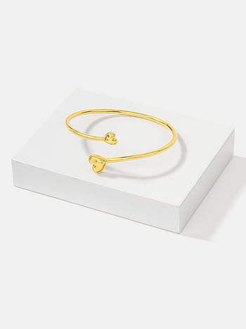 You and Your Clumsy Spills Heart Bracelet in Gold Plated 925 Silver