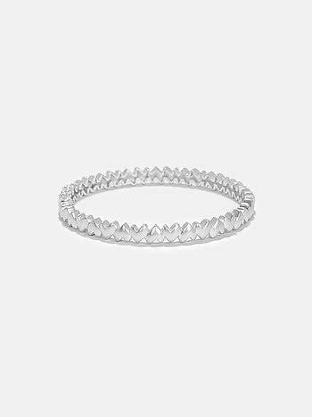Buy You And Your Happy Squeals Heart Bracelet In 925 Silver