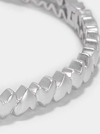 Buy You And Your Happy Squeals Heart Bracelet In 925 Silver