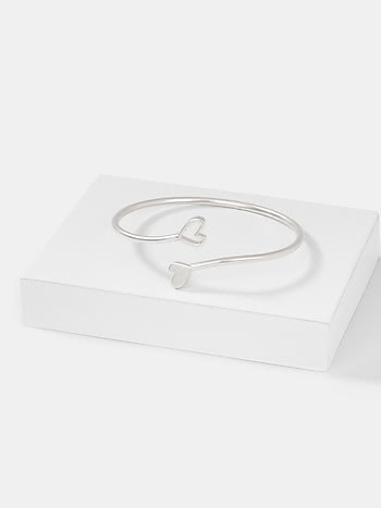 You and Your Tongue of Slip Heart Bracelet in 925 Silver