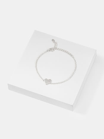 You and Your Dramatic Hand Gestures Heart Bracelet in 925 Silver