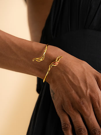 Forged by Setbacks Bracelet in Gold Plated 925 Silver