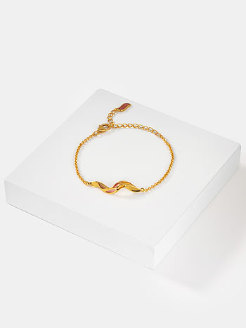 Forged by Challenges Bracelet in Gold Plated 925 Silver