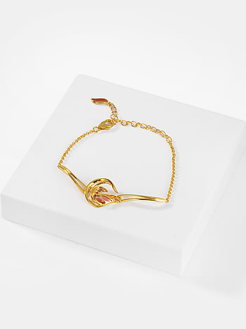 Forged by Hardships Bracelet in Gold Plated 925 Silver