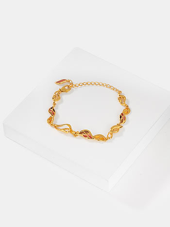Forged by Failure Bracelet in Gold Plated 925 Silver