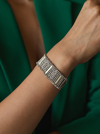 Shreni Bracelet in Oxidised 925 Silver