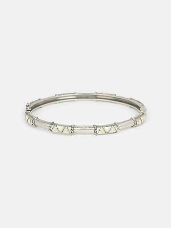 Trikon Bracelet in Oxidised 925 Silver