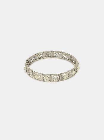 Chaukhdi Bangle in Oxidised 925 Silver