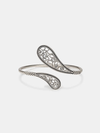 Chehel Pehel Bracelet in 925 Oxidised Silver