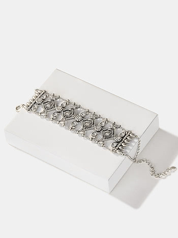 Mauj Masti Bracelet in 925 Oxidised Silver