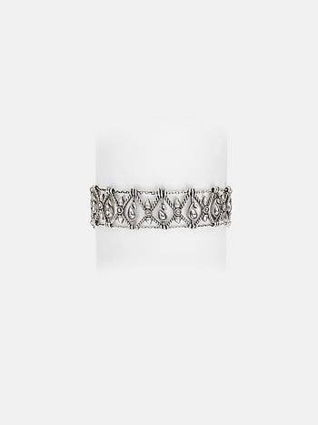 Chamak Dhamak Bracelet in 925 Oxidised Silver