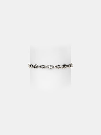 Lukka Chuppi Bracelet in 925 Oxidised Silver