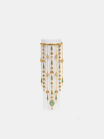 Haldi Wale Haath Bangle in Gold Plated 925 Silver