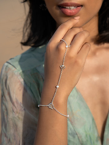 Pearl Of My Eye Bracelet in 925 Silver