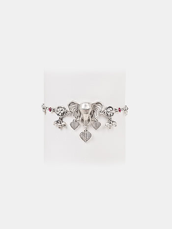 The Trail Keeper Elephant Bracelet Crafted in 925 Silver