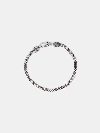 Momentum 9 Inches Men's Bracelet in 925 Silver