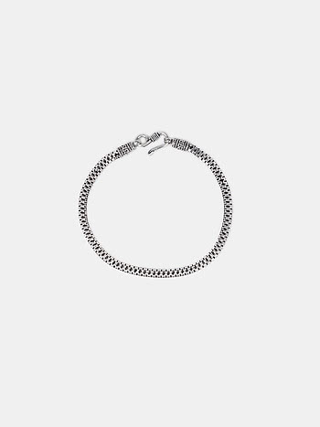 Echo 9 Inches Men's Bracelet in 925 Silver