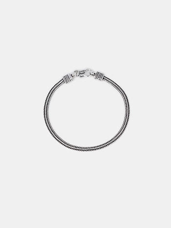 Aura 9 Inches Men's Bracelet in 925 Silver