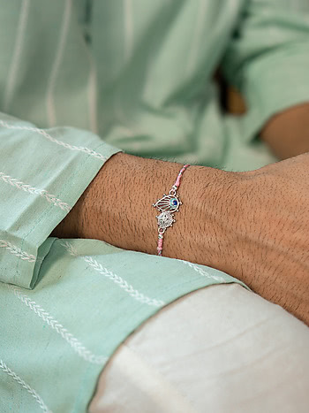 Sacred Link 925 Silver Rakhi