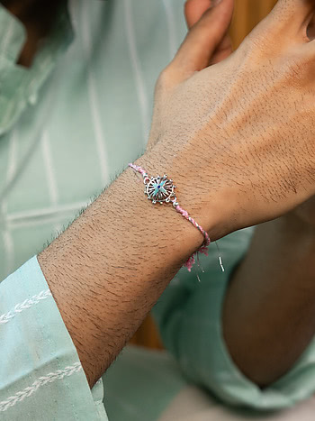 Silent Promise 925 Silver Rakhi