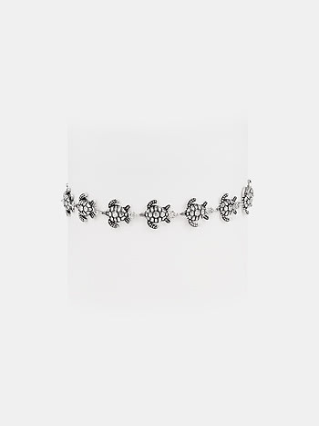 Turtle Tide Chain Bracelet in 925 Silver