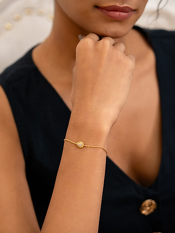 Meant to Be Bracelet in Gold Plated 925 Silver