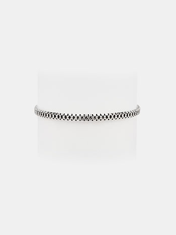 Echo 8 Inches Men's Bracelet in 925 Silver