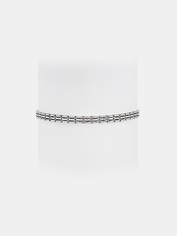 Nexus 8 Inches Men's Bracelet in 925 Silver